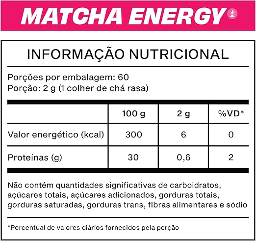 Matcha em Pó Push & Pow 2