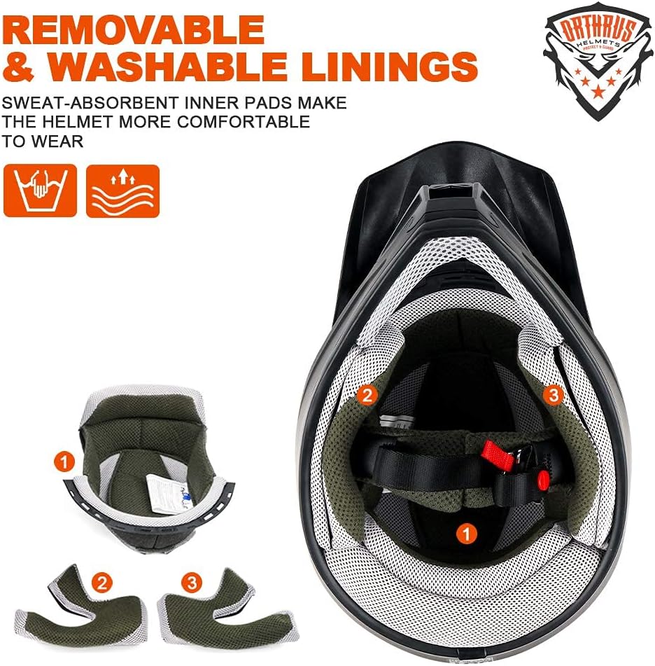 Capacete Orthrus com Certificação DOT  4