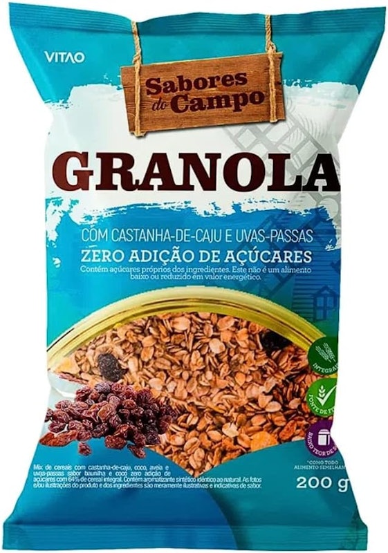 Granola Tradicional Zero Sabores do Campo 1