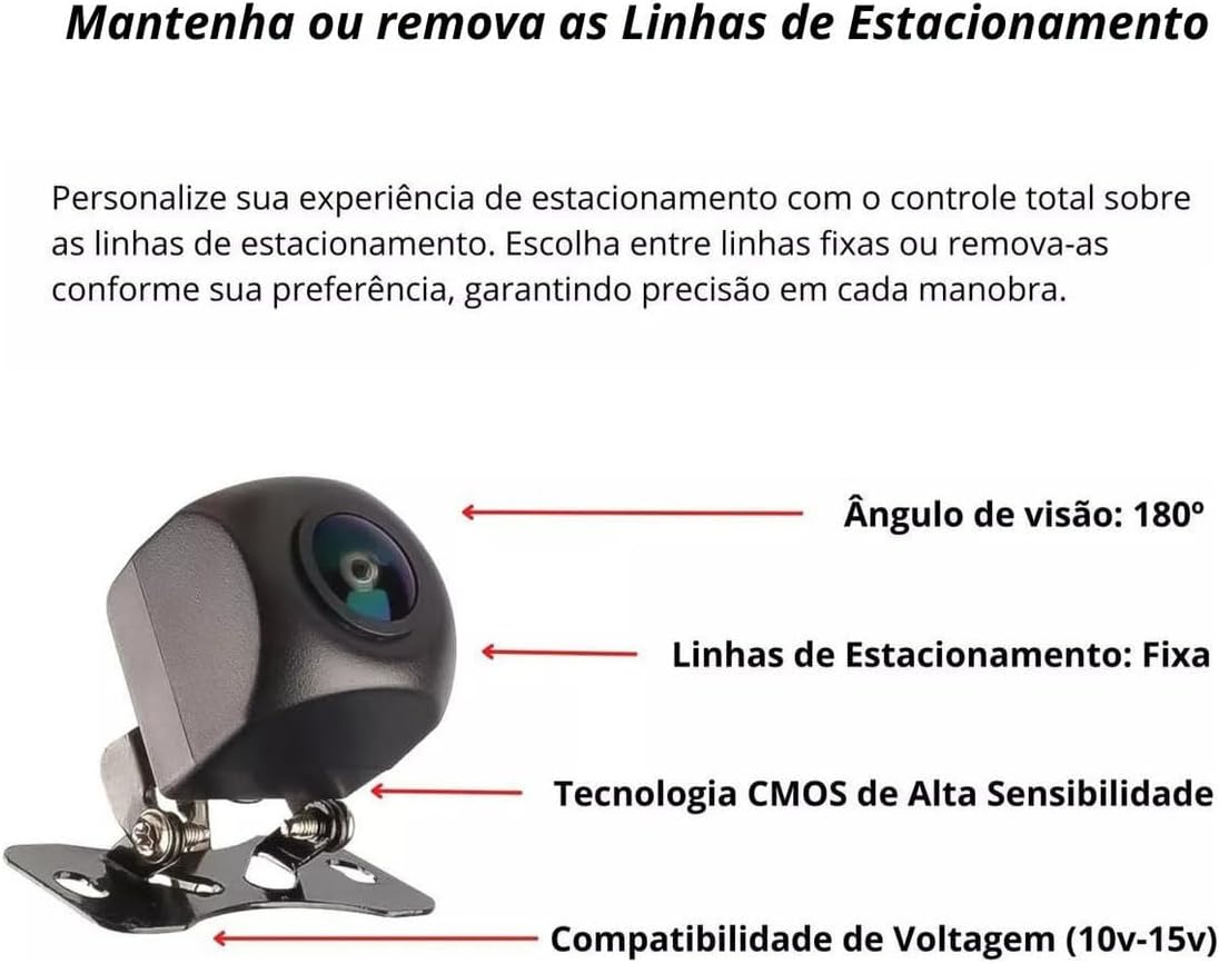 Câmera de Ré ou Frontal 180º 5