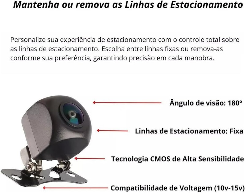 Câmera de Ré ou Frontal 180º 5