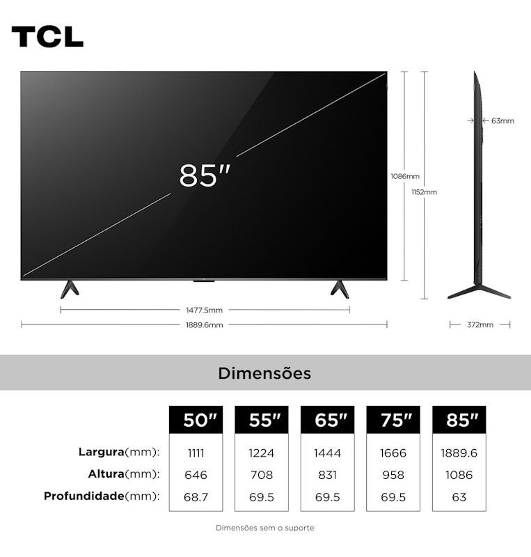 TCL Classic 4K QLED TV P7K 3