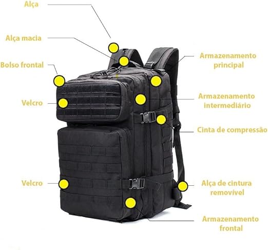Mochila Tática Militar 45 L 4