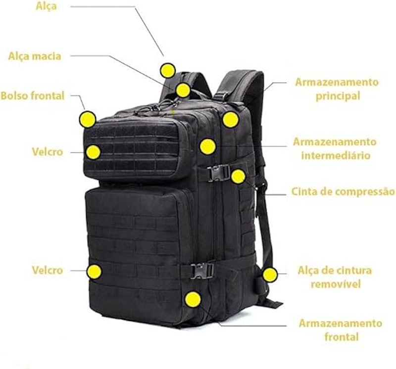 Mochila Tática Militar 45 L 4