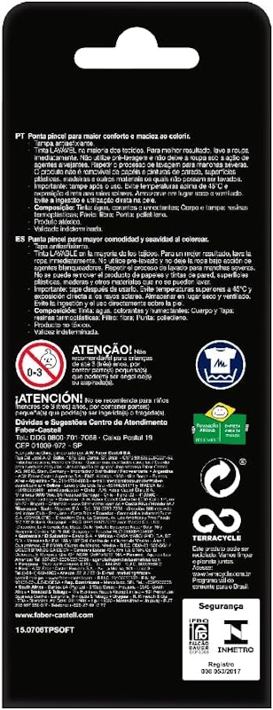 Canetinha SuperSoft Pastel 6 Cores 6