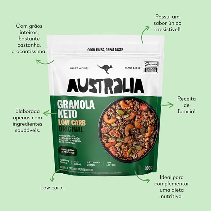 Granola Keto Low Carb Original 2