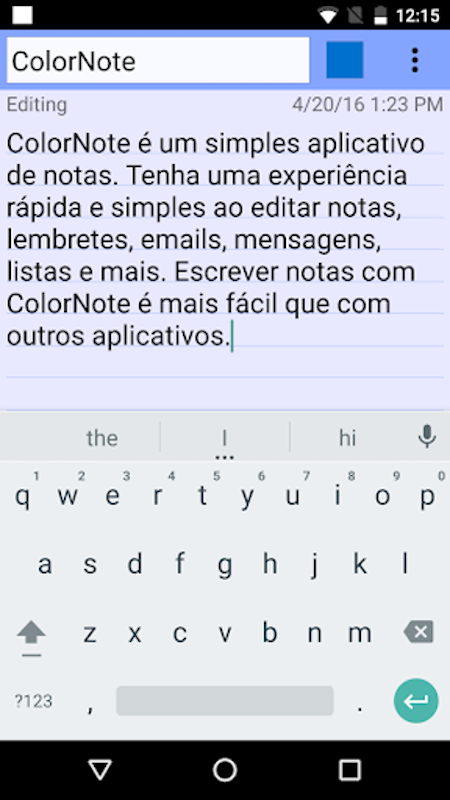 ColorNote 4