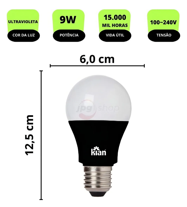 LED Luz Negra 4