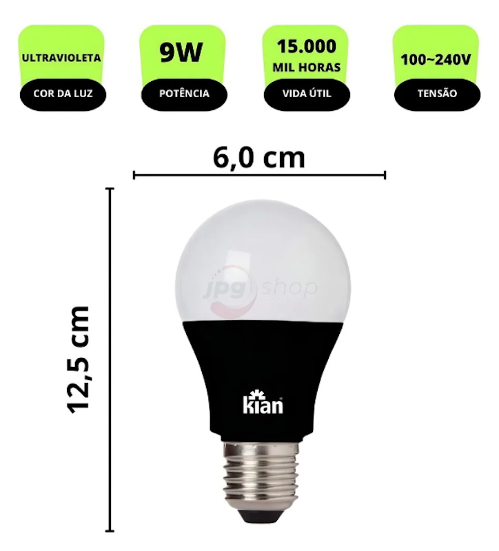 LED Luz Negra 4