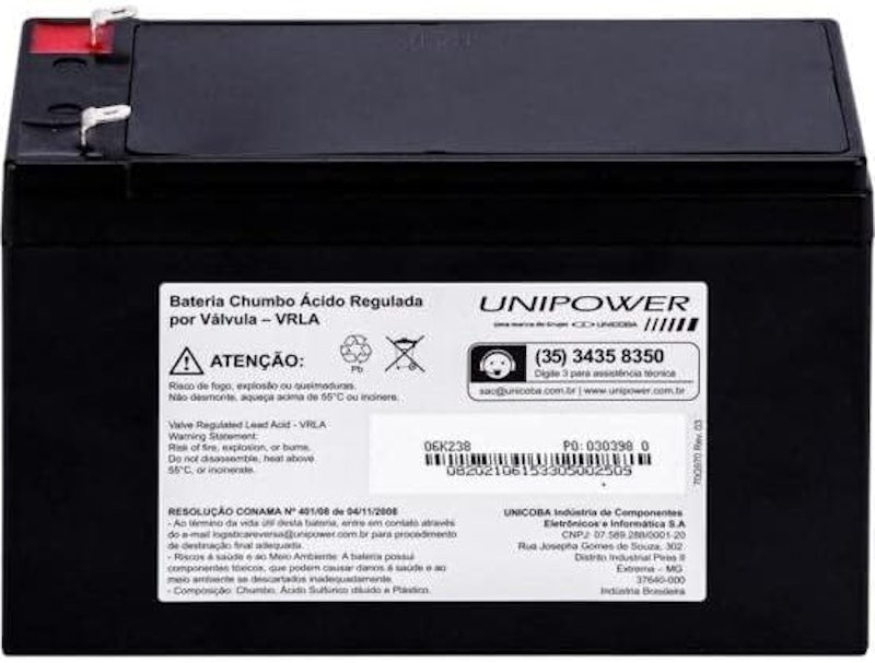Bateria para Nobreak Interna Selada 5