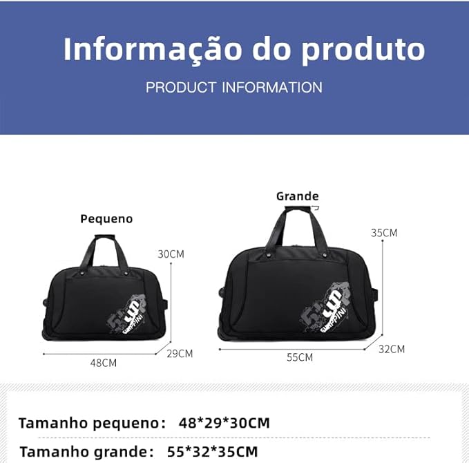 Bolsa de Viagem com Rodinhas 3