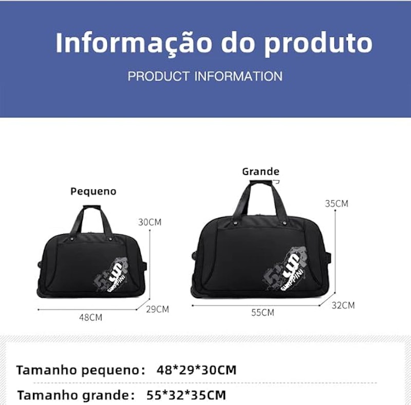 Bolsa de Viagem com Rodinhas 3