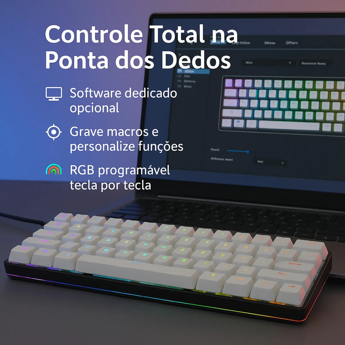 Teclado Force One Atlas 60% 4