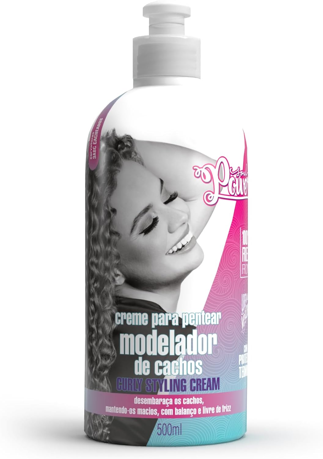 Creme para Pentear Modelador de Cachos Soul Power Definição 1