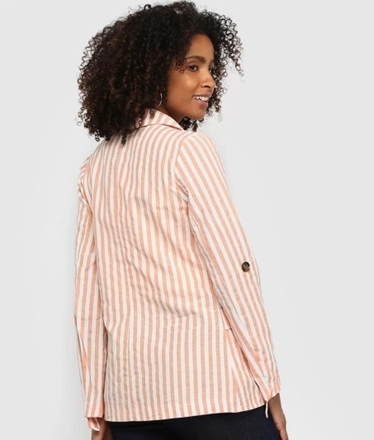 Blazer Listrado Feminino 2
