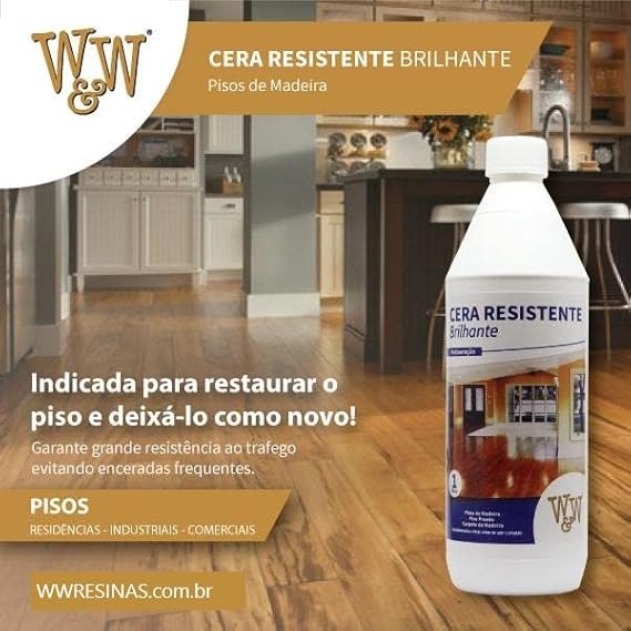 Cera Resistente Brilhante 1 L 2
