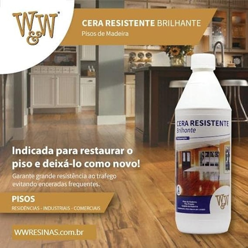 Cera Resistente Brilhante 1 L 2