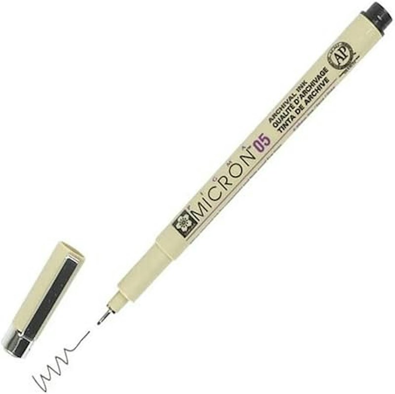 Pigma Micron 0.5 mm Preto 1