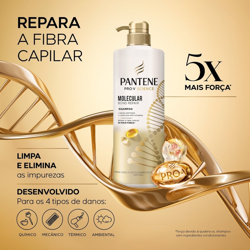 Pantene Pro-V Science Molecular Bond Repair Shampoo 3