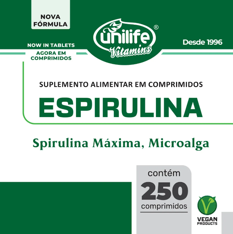 Spirulina em Comprimidos 1000 mg 2