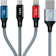 ELG Cabo 3 em 1 USB-A para USB-C, Micro USB e Lightning 1