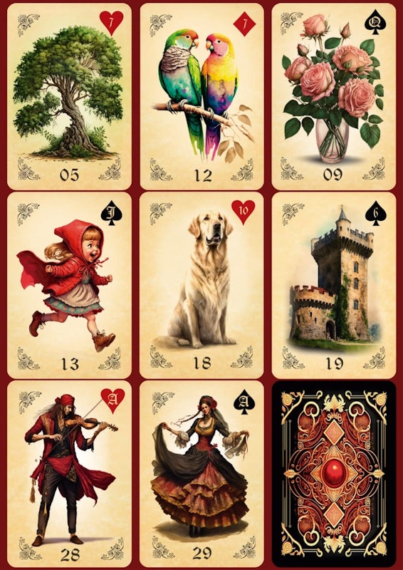 Baralho Cigano Lenormand Clássico 5