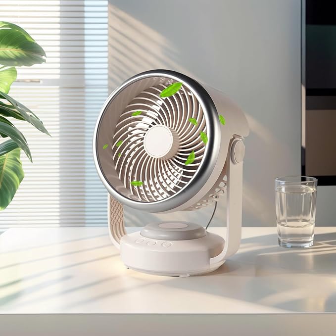 Ventilador de Mesa Portátil Recarregável Vivaztech 1