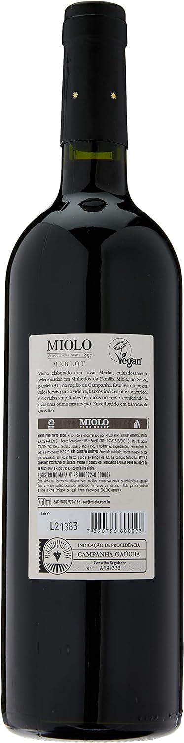 Vinho Miolo Reserva Merlot 2