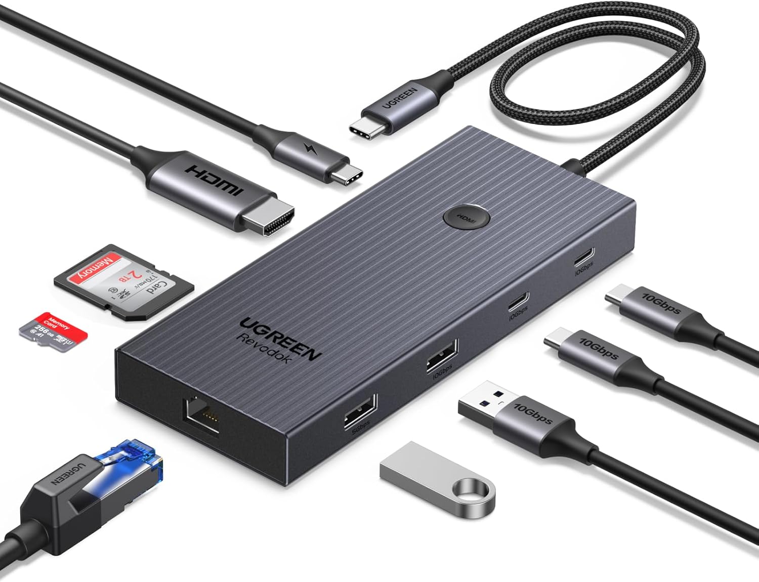 Revodok Pro USB-C Hub 9-in-1 1