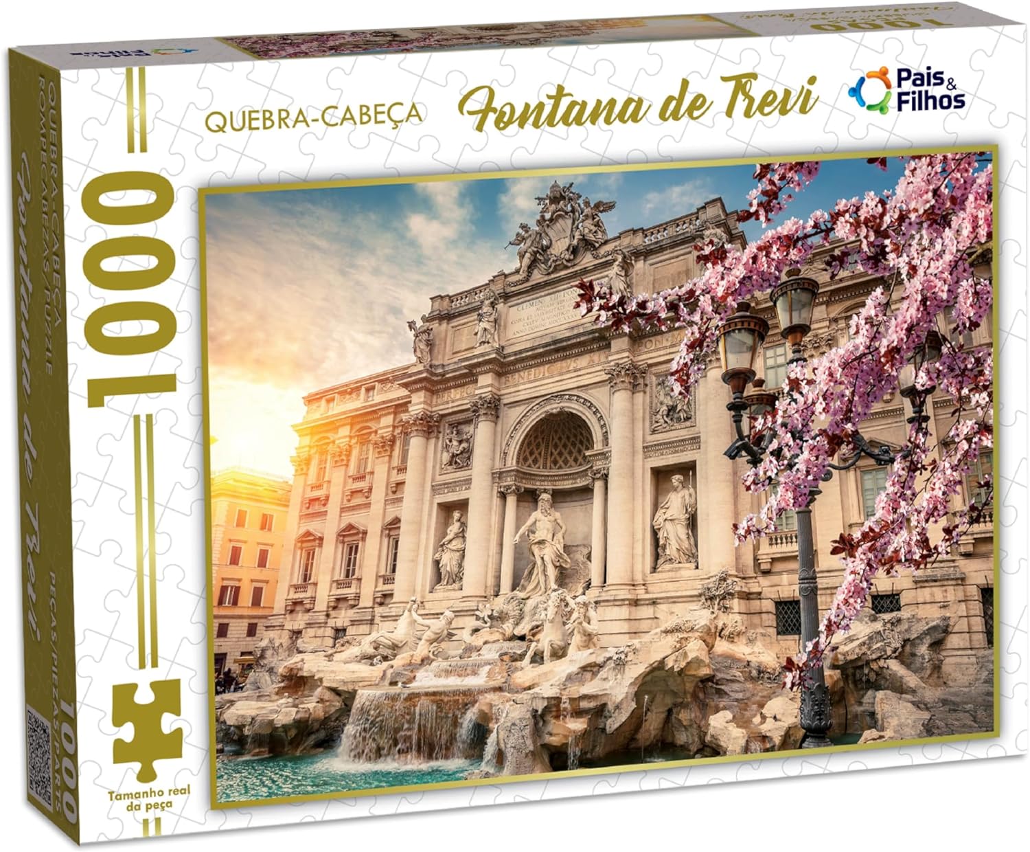 Quebra-Cabeças Fontana di Trevi 1000 Peças 2