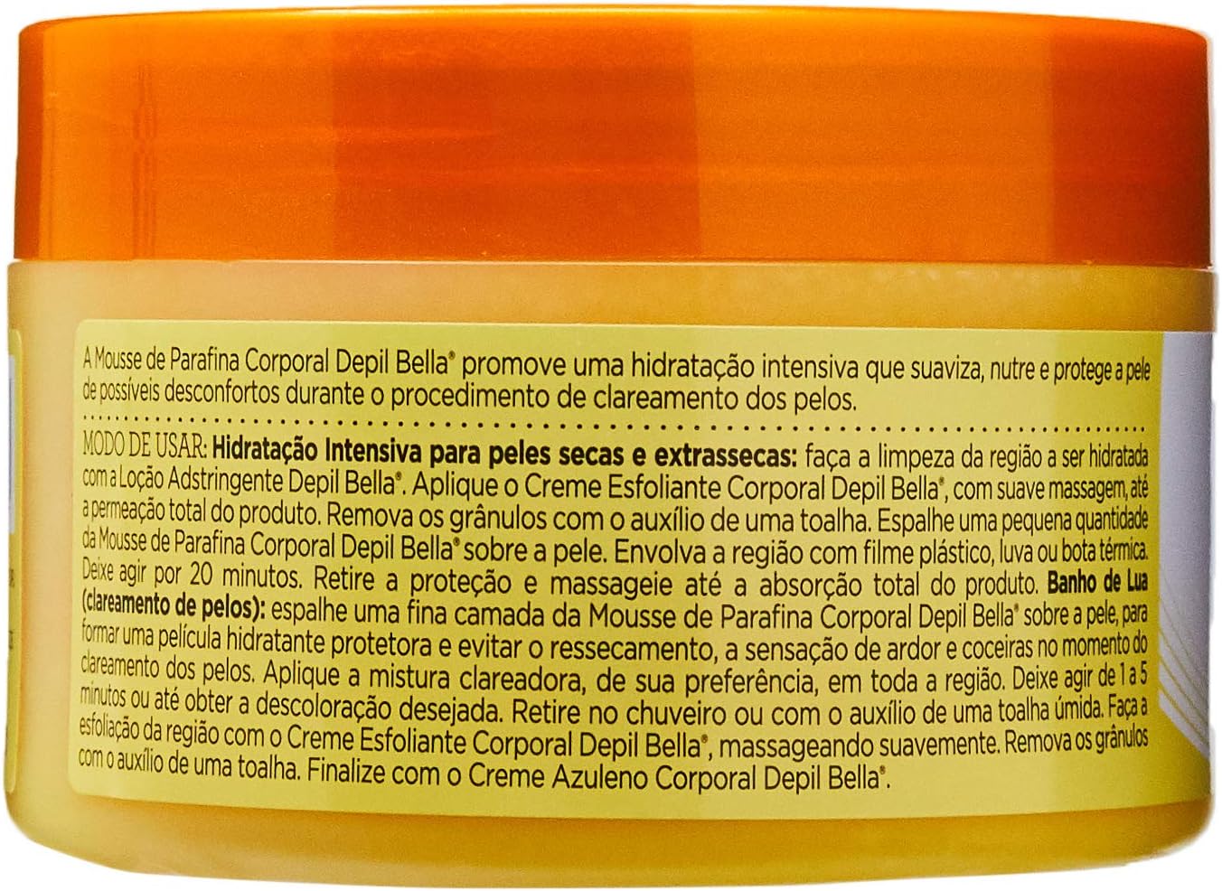 Mousse de Parafina Óleo de Manga Depil Bella 2