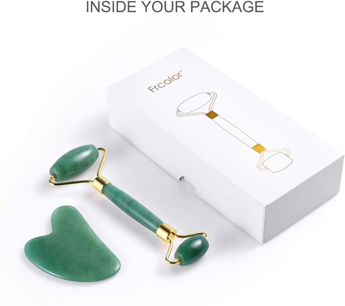 Kit Massageador Facial Pedra Jade Frcolor 4