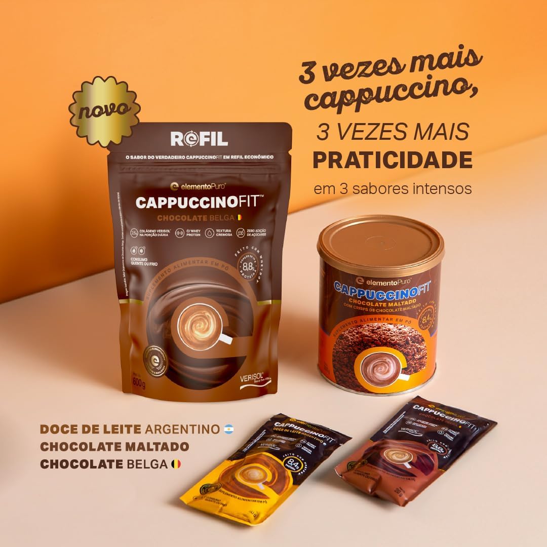 Sachê Cappuccino Fit Doce de Leite Argentino Elemento Puro 5