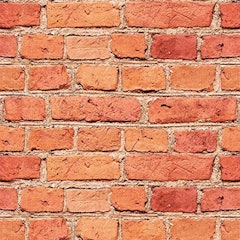 Papel de Parede 3D Tijolinho Vermelho