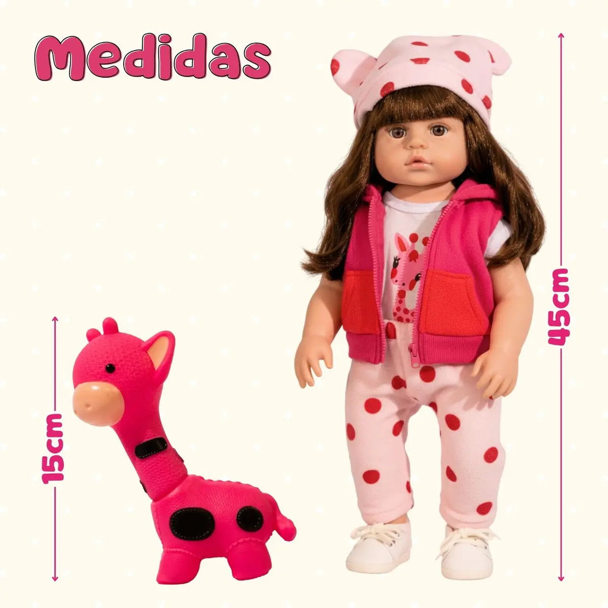 Boneca Bebê Reborn Menina Realista Silicone Atentu 2