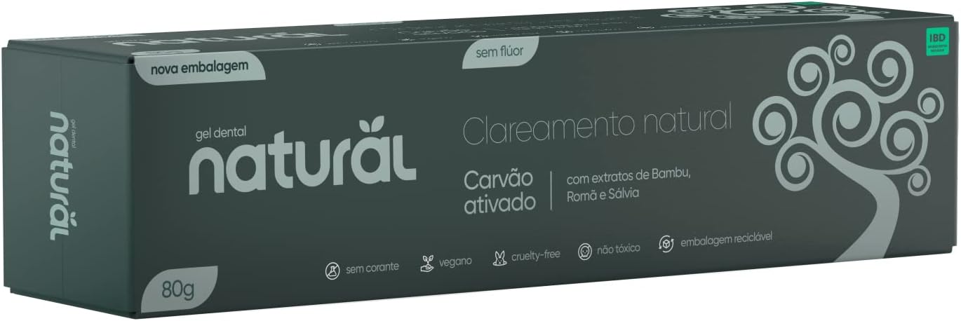 Gel Dental Natural com Carvão Ativado 2