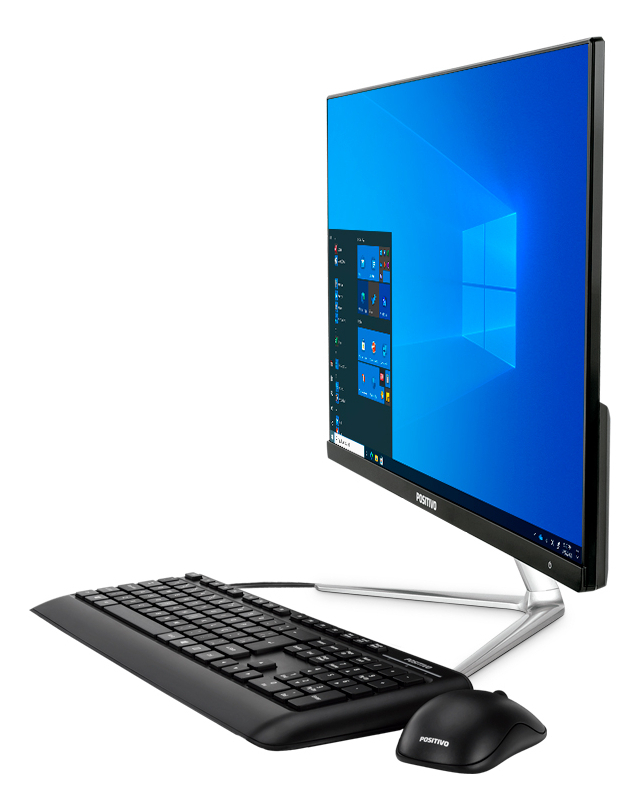 All In One Positivo A2200 Intel Core I5 8ª Geração 8 GB RAM e 240 GB SSD Windows 11 Tela 21,5" 4