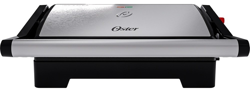 Mini Grill Elétrico Oster Inox 2 em 1 2