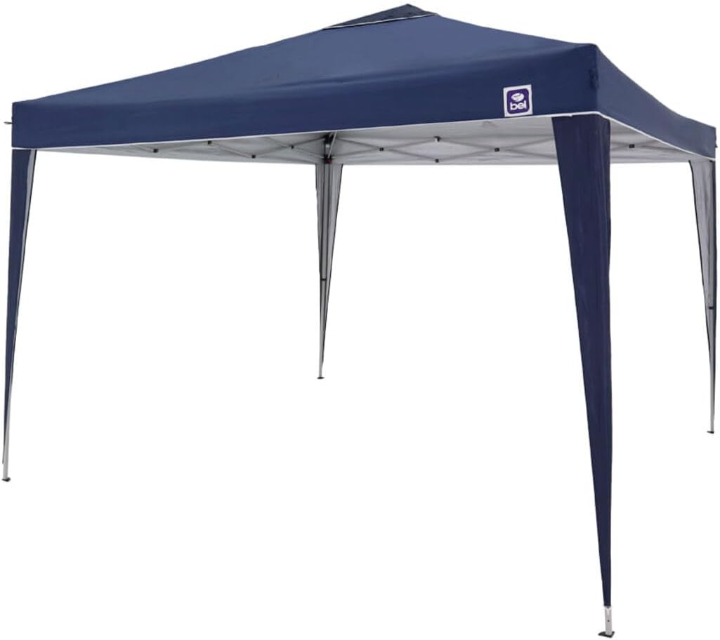 Tenda Gazebo Dobrável 3 x 3 m Poliéster Azul Bel 2
