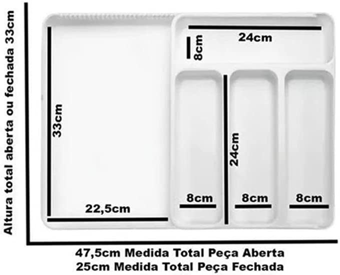 Organizador de Gavetas Extensível 4
