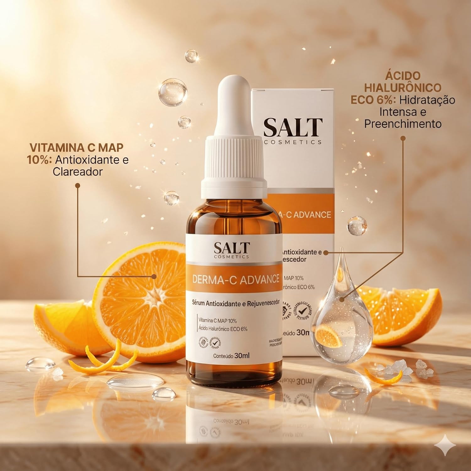 Sérum Facial Vitamina C MAP 10% + Ácido Hialurônico ECO 6% 4