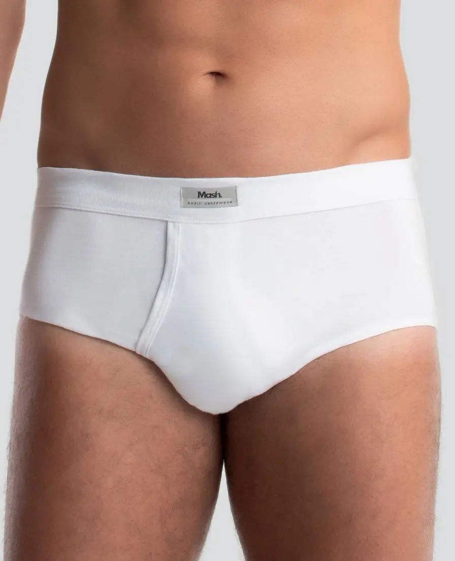 Cueca Slip Abertura Frontal Mash 100% Algodão 2