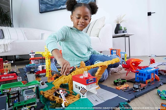 Pista Hot Wheels City Garage Altura Dupla 4