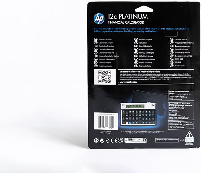Calculadora Financeira HP Platinum 4