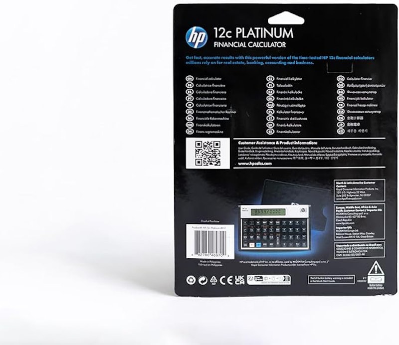 Calculadora Financeira HP Platinum 4