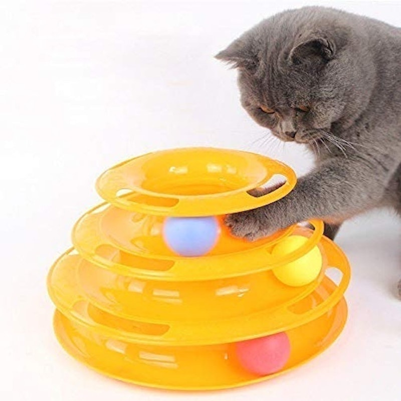 Brinquedo para Gatos Torre de Trilhas 3 Níveis CBR04133 1