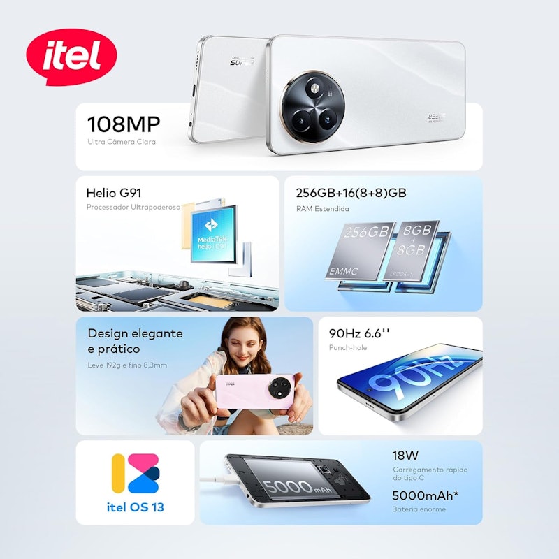 Smartphone Itel S24 3