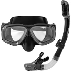 Kit de Mergulho Adulto Máscara e Snorkel