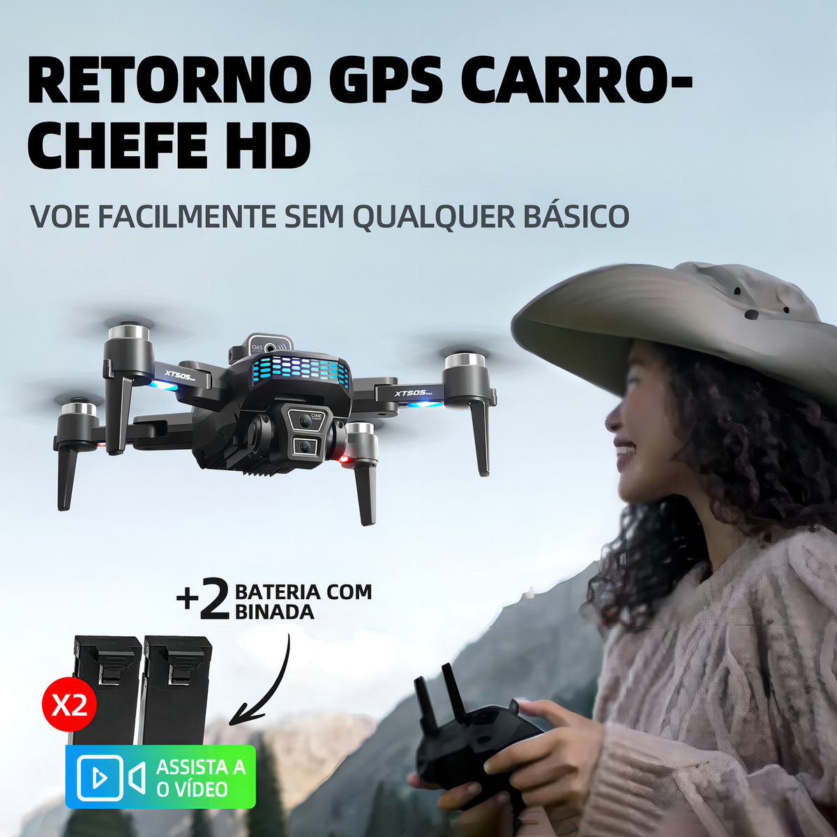Drone com Câmera 4K 3
