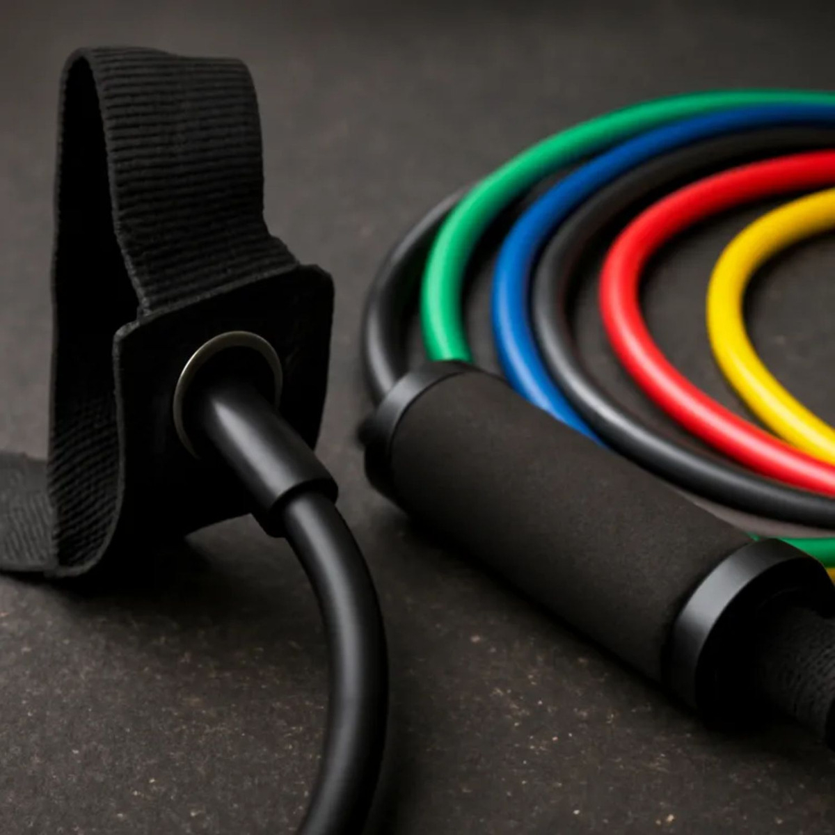 Kit Elásticos Extensores para Exercícios Modelo Premium 4